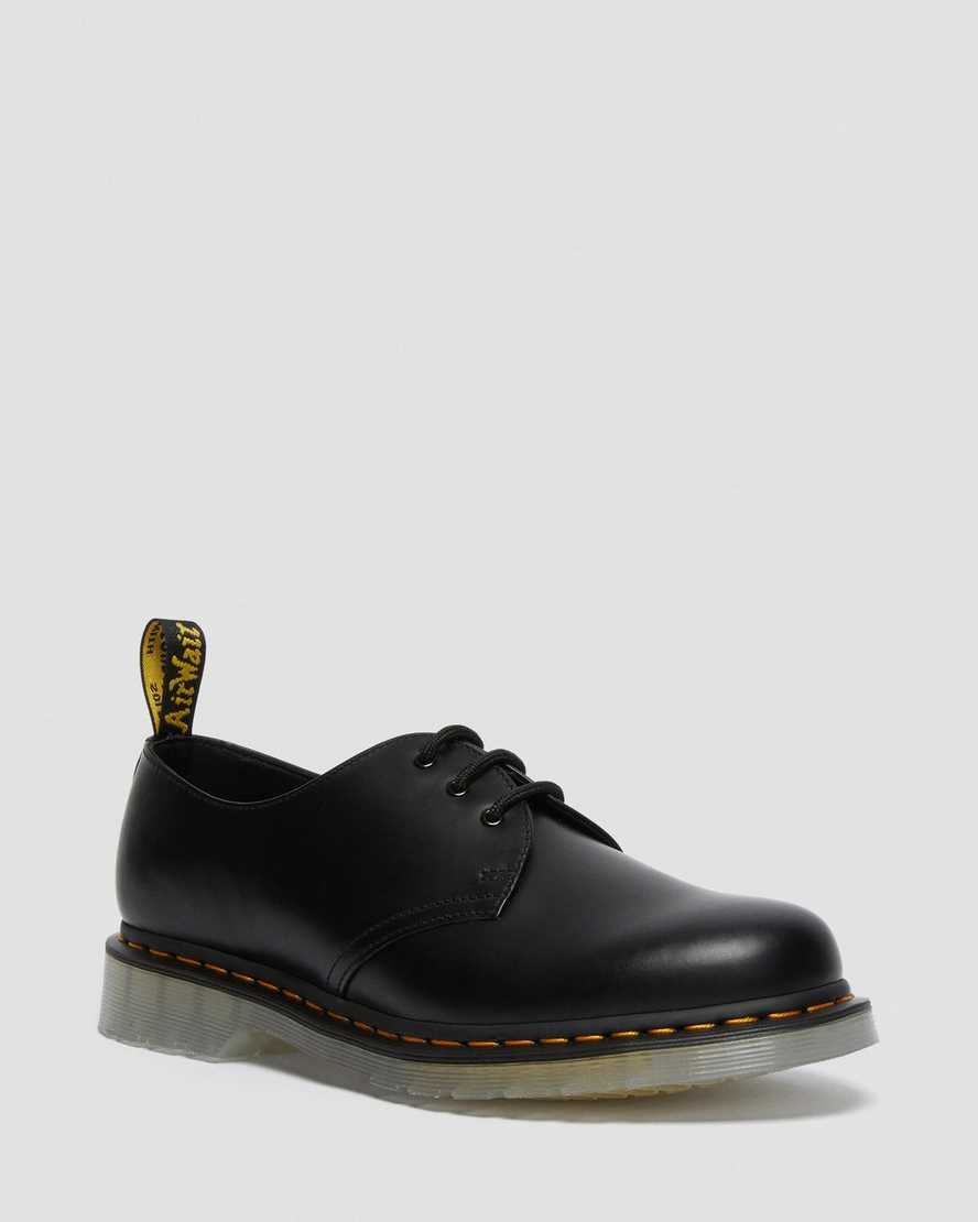 Dr. Martens 1461 Iced Smooth Nahka Miesten Juhlakengät - Mustat Kengät [867-YUCOAS]